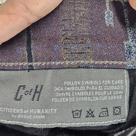 Citizens of Humanity Avedon Beowulf Aztec Print Low Rise Skinny Jeans 30 - Picture 13 of 16